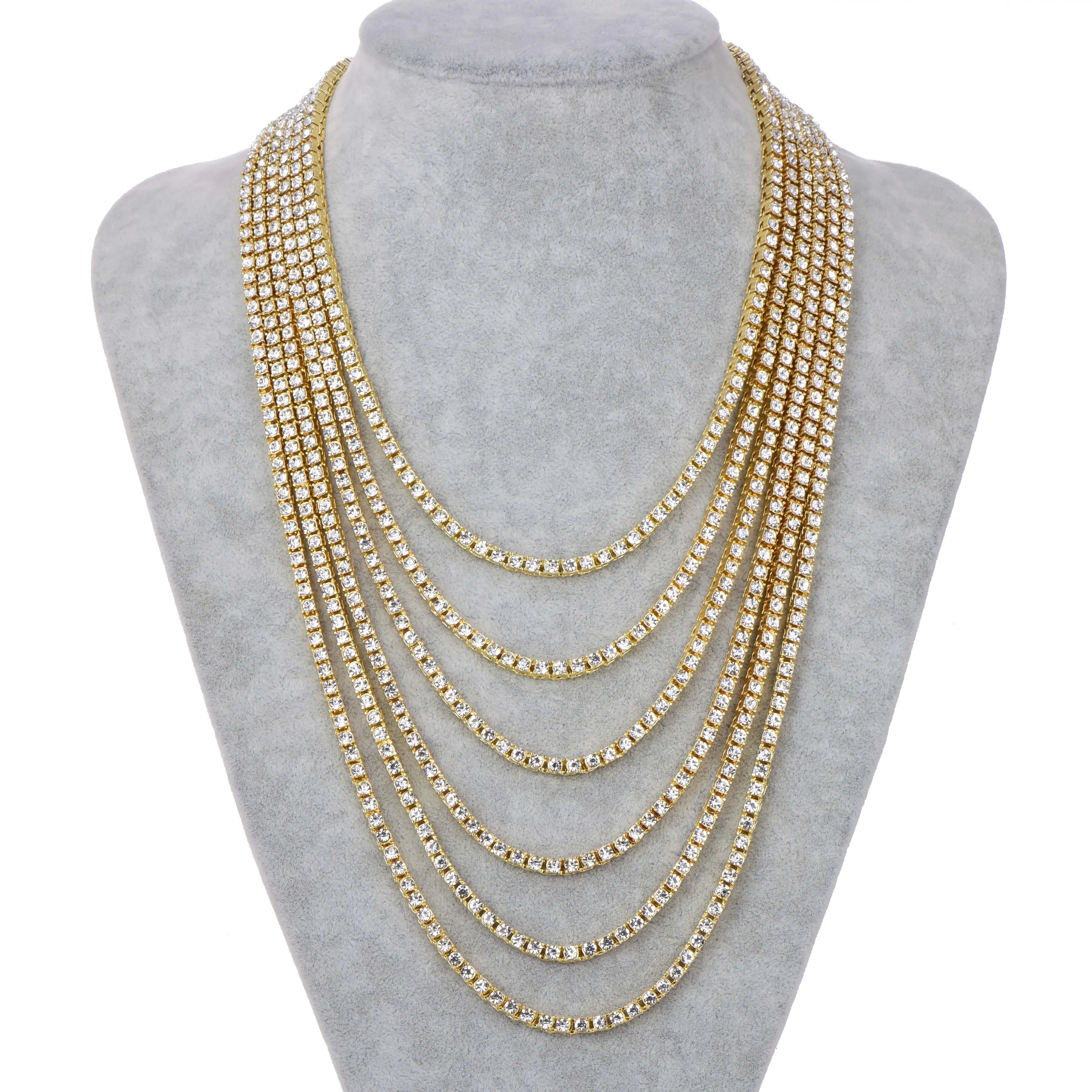Stellar Tennis Duo: Necklace & Bracelet