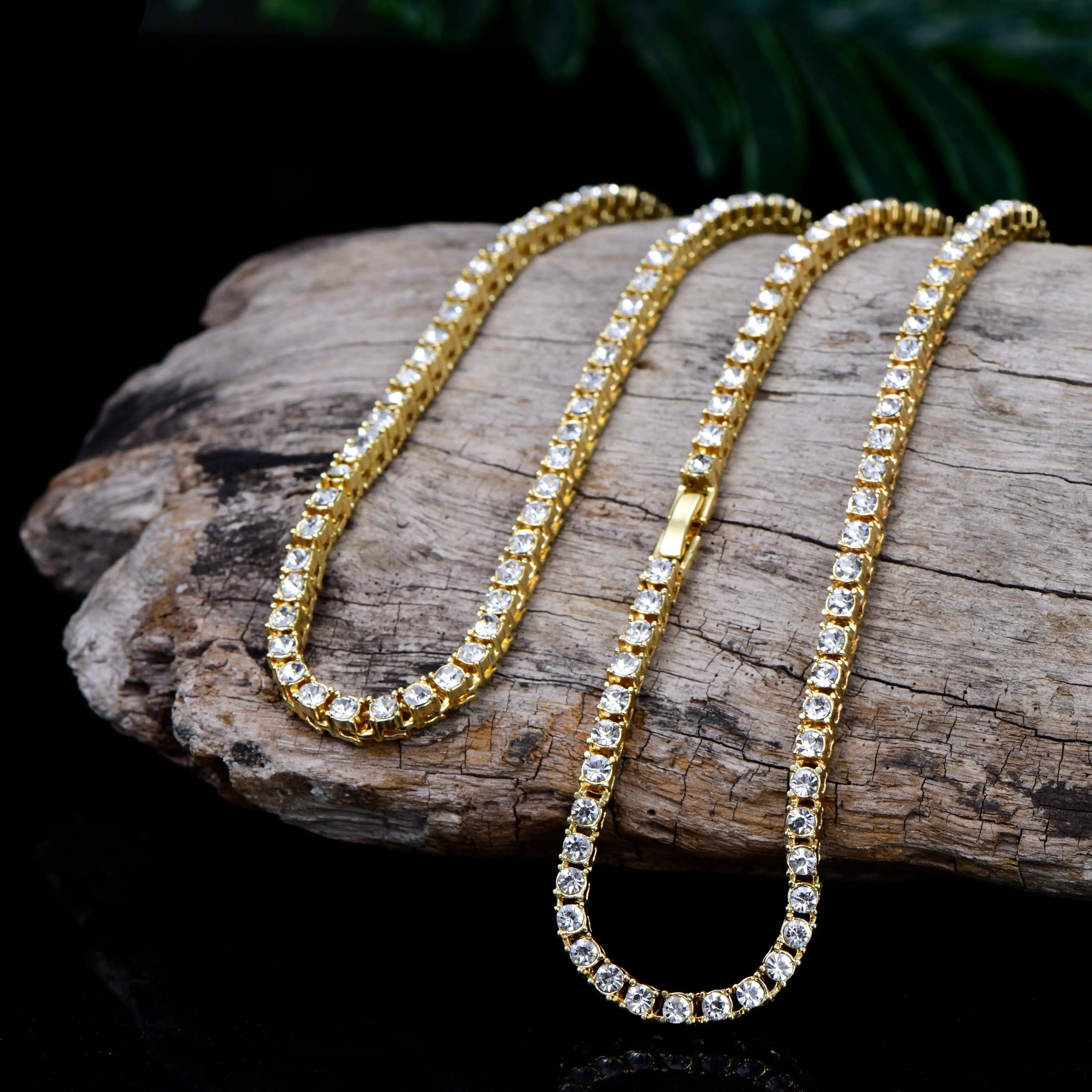 Stellar Tennis Duo: Necklace & Bracelet