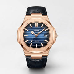 Rose Gold & Blue