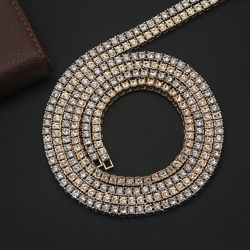 Stellar Tennis Duo: Necklace & Bracelet