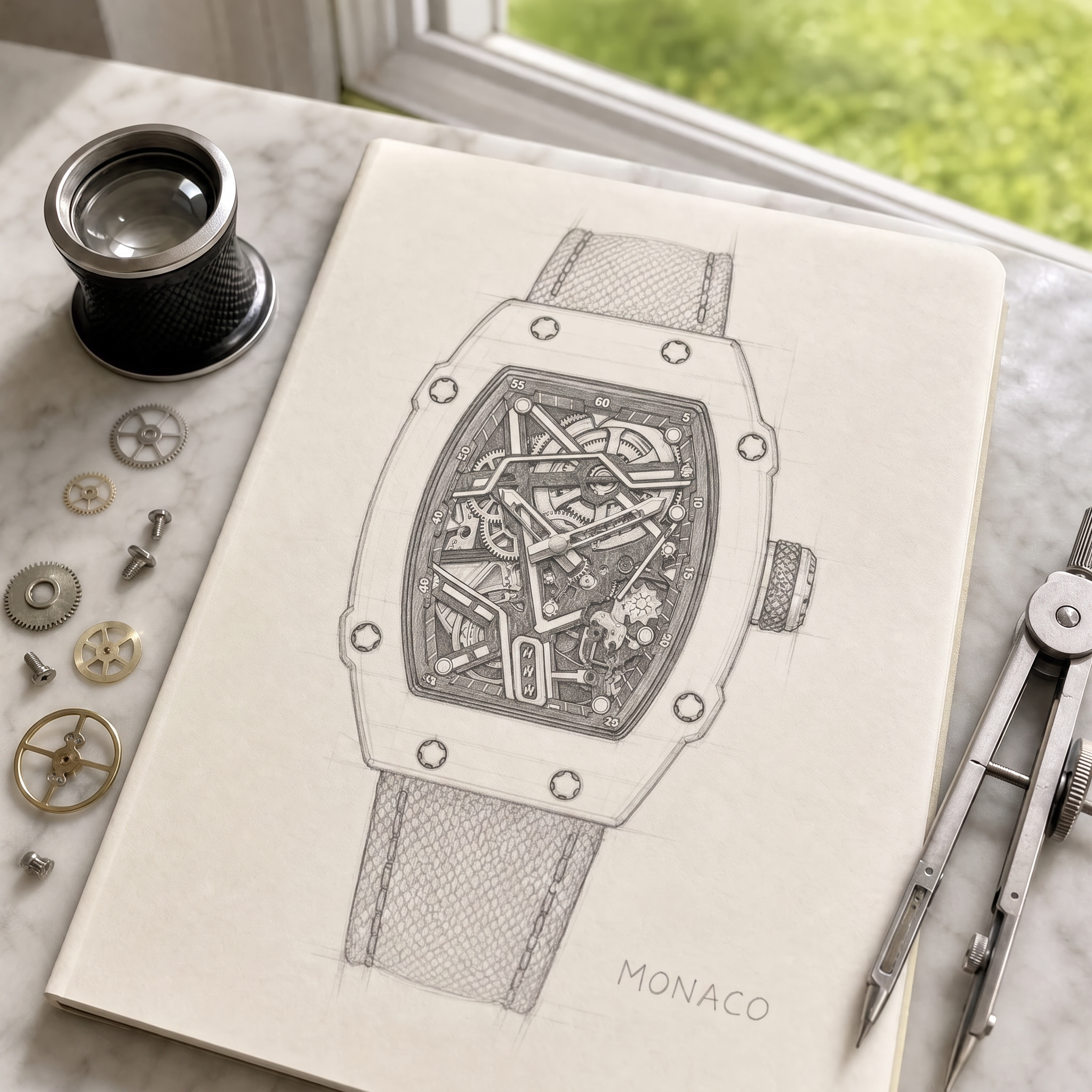Bravello Monaco Watch