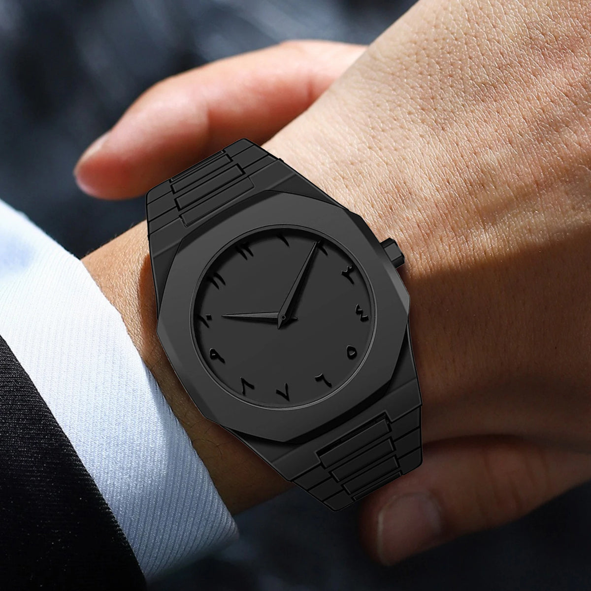 Black Watch Quartz Movement Energy