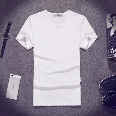 Black T-Sirt High Ne Zipper Design Casual Streetwear