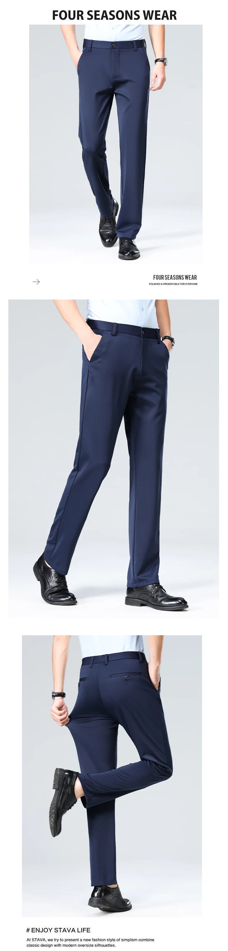 Men's Soho Breathable Smart Trousers