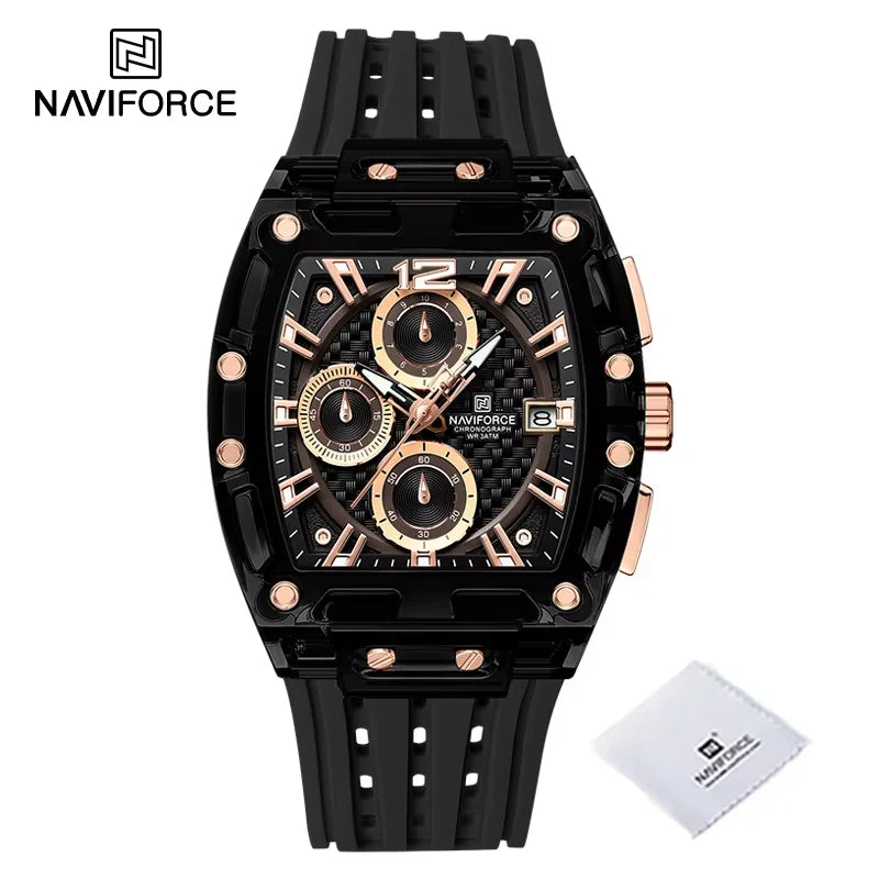 New NAVIFORCE Men's Quartz Multifunction Watches