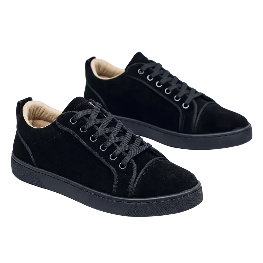Core Black Sleek Urban Sneakers