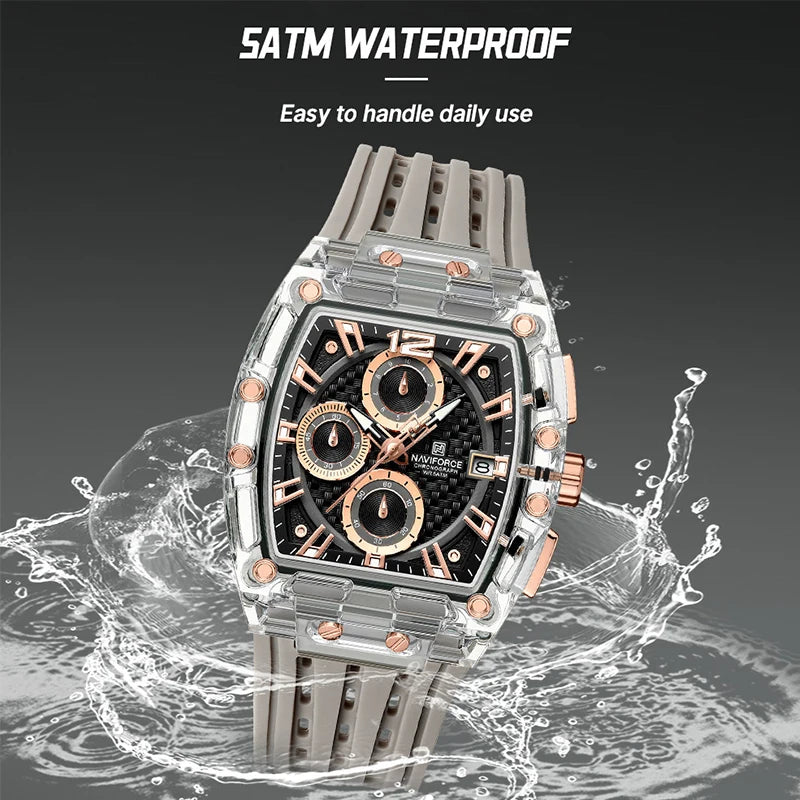 New NAVIFORCE Men's Quartz Multifunction Watches