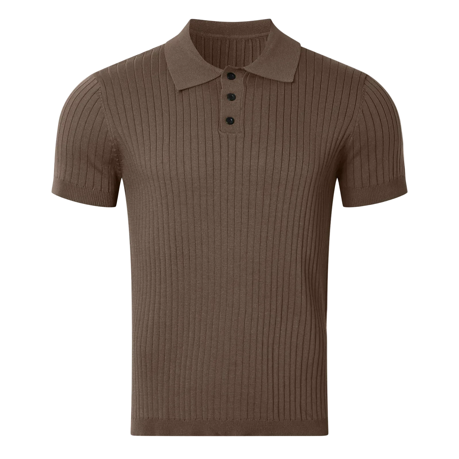 The Mod-Style Knitted Polo - Racing Green