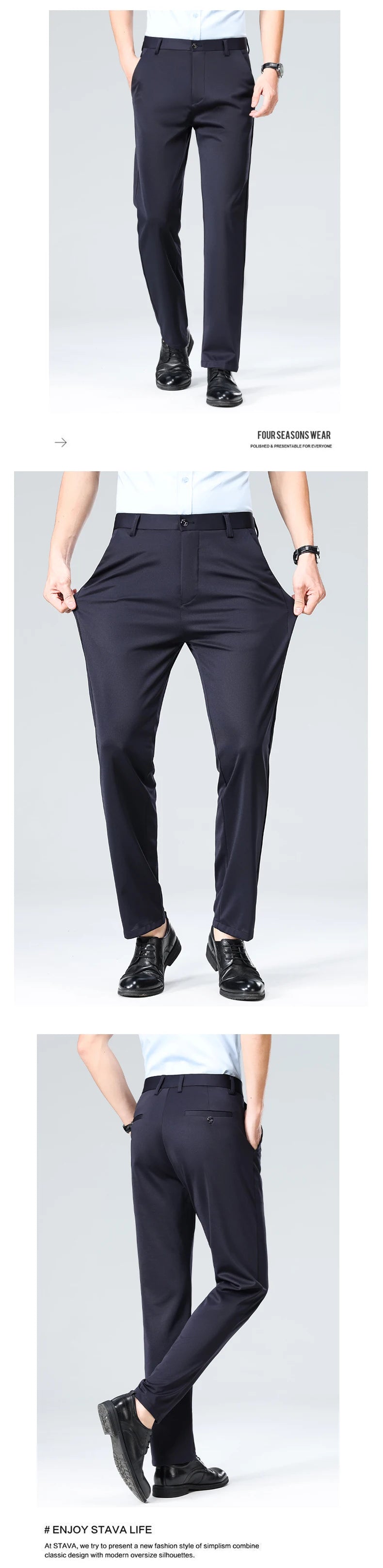 Men's Soho Breathable Smart Trousers