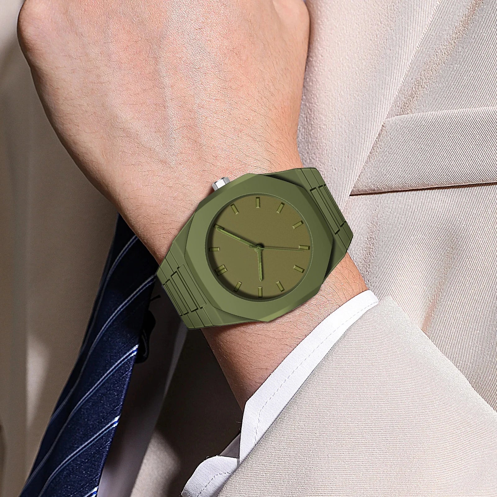 Black Watch Quartz Movement Energy