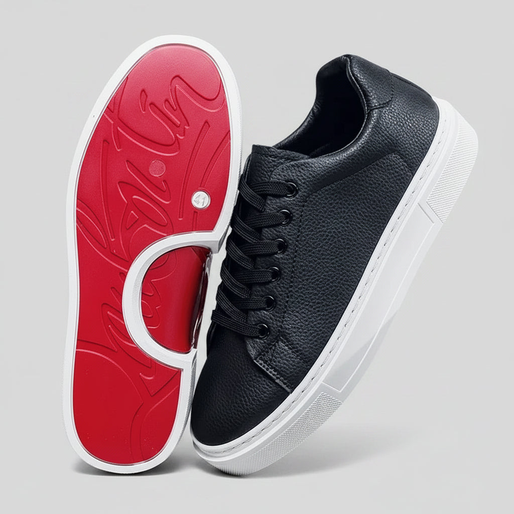 Ascot Premium Leather Casual Trainers