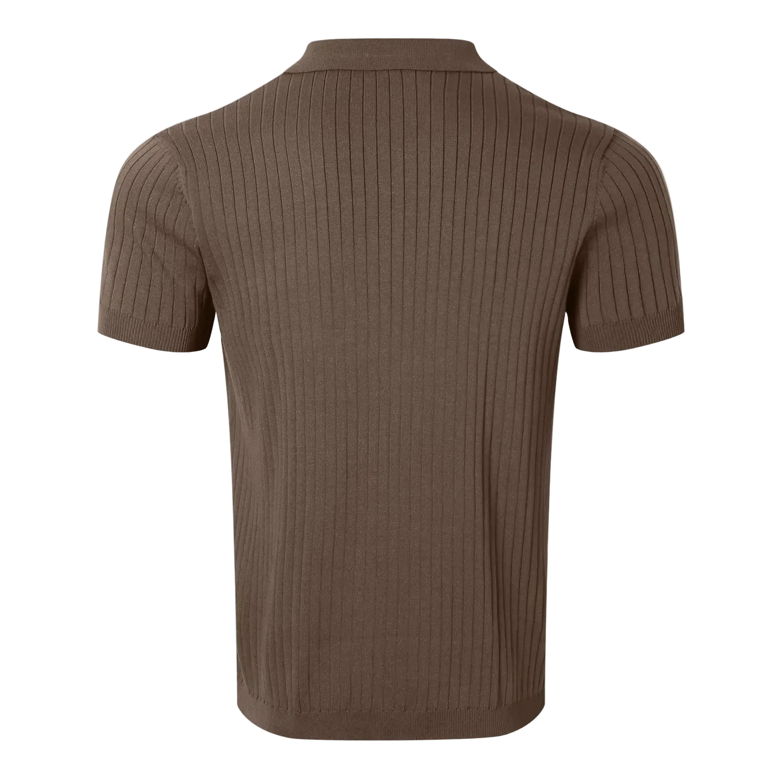 The Mod-Style Knitted Polo - Racing Green