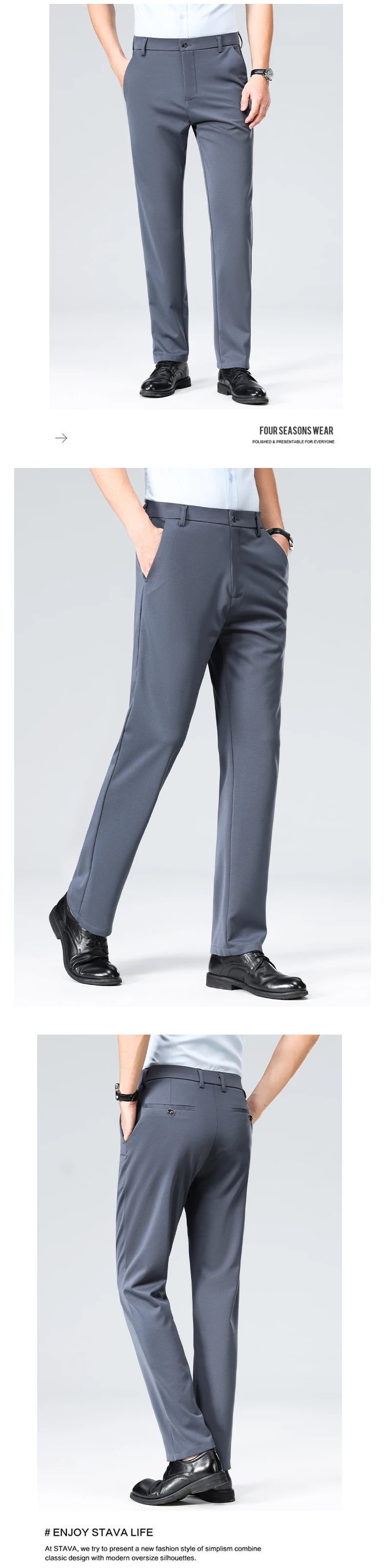 Men's Soho Breathable Smart Trousers