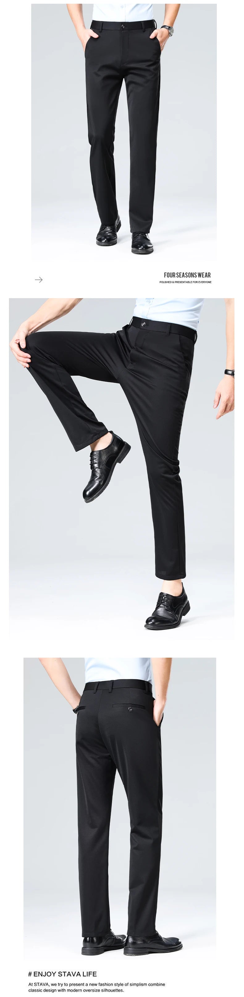 Men's Soho Breathable Smart Trousers