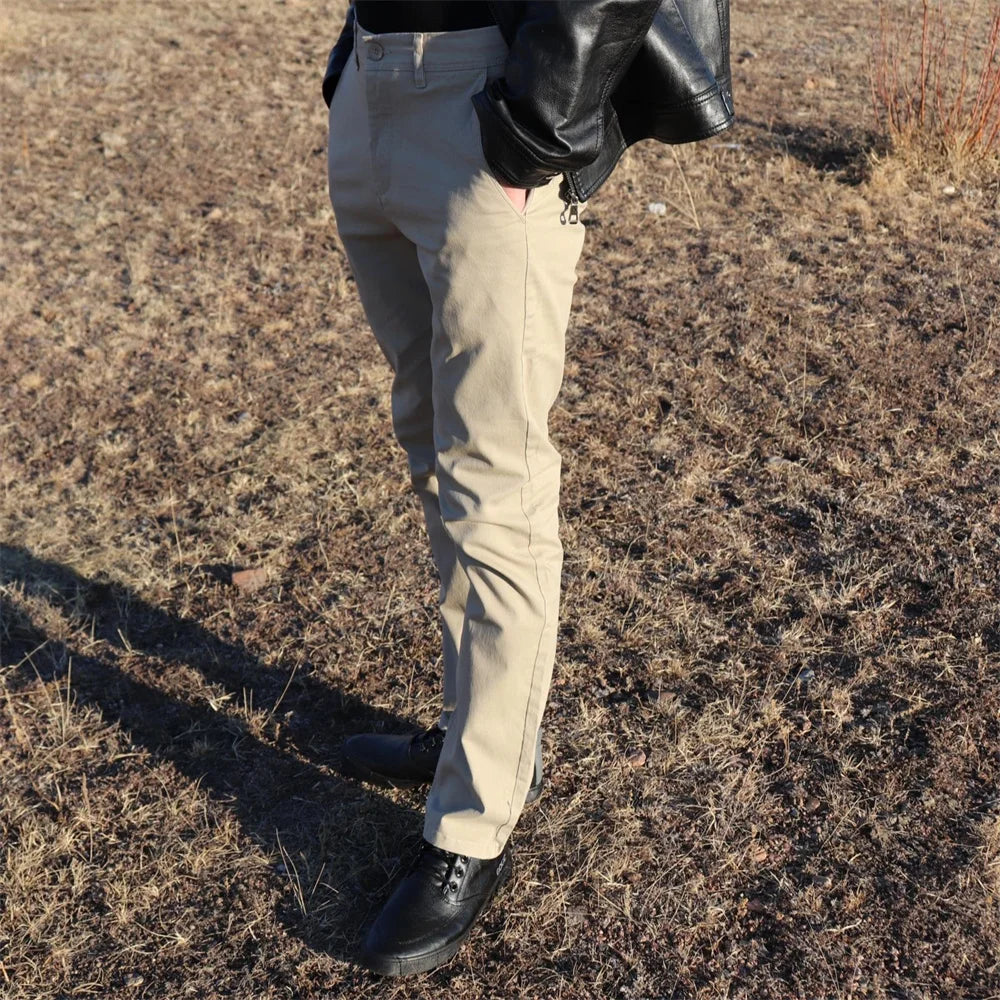 AIOPESON Casual Cotton  Trousers