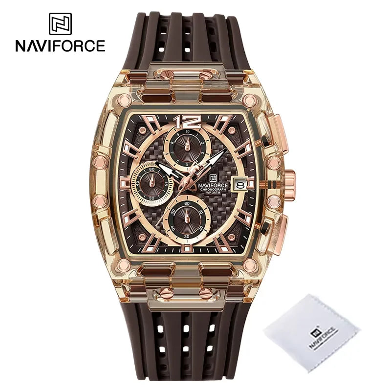 New NAVIFORCE Men's Quartz Multifunction Watches