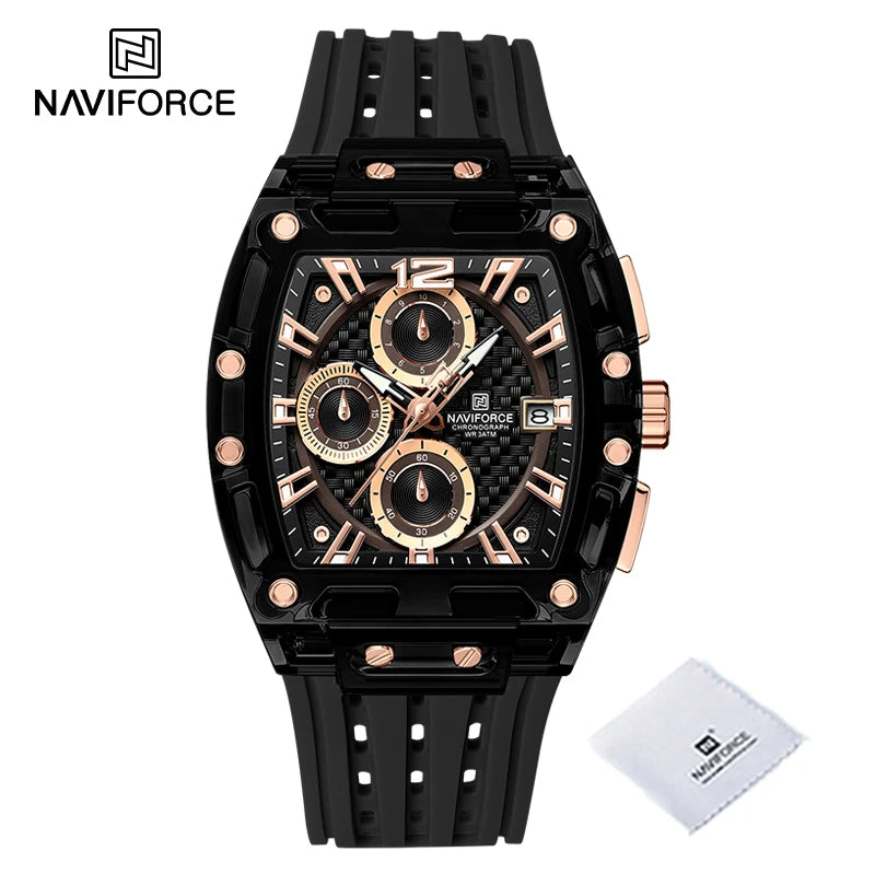 New NAVIFORCE Men's Quartz Multifunction Watches
