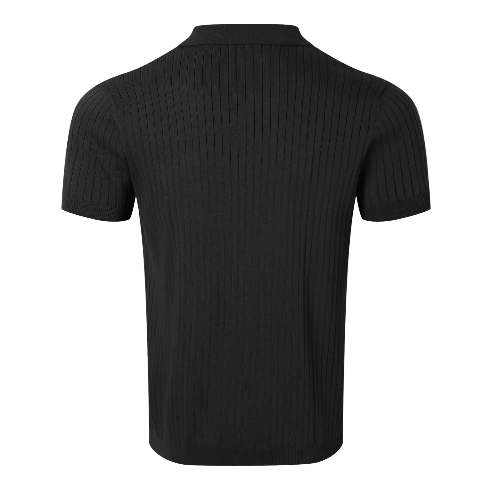 The Mod-Style Knitted Polo - Racing Green