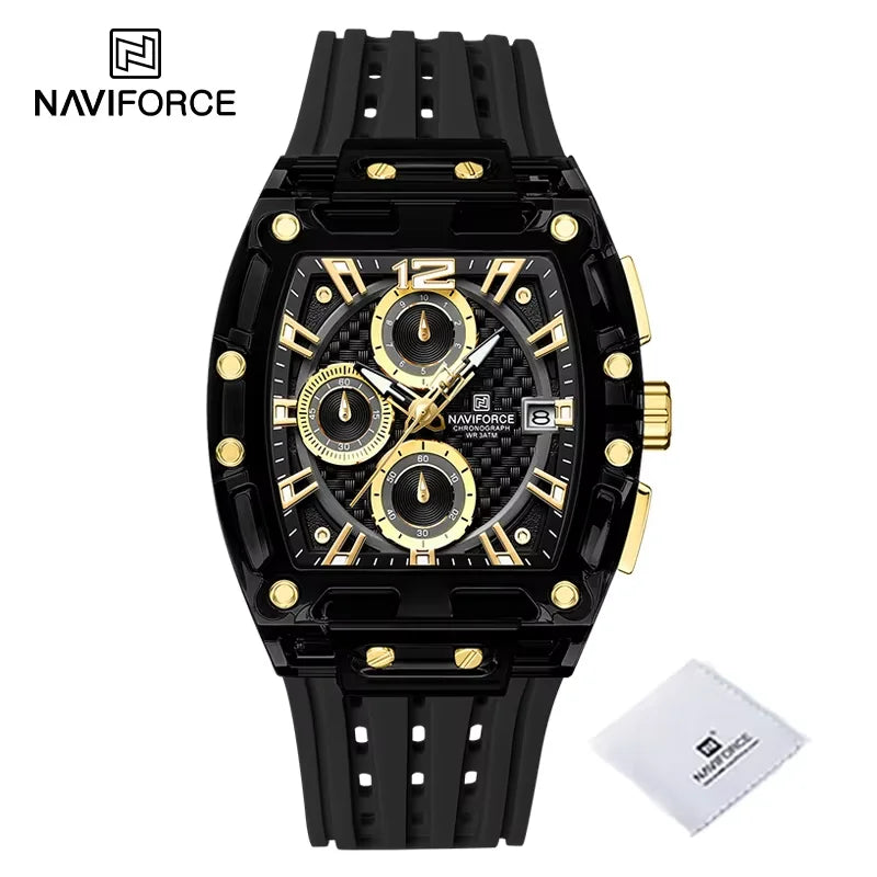New NAVIFORCE Men's Quartz Multifunction Watches