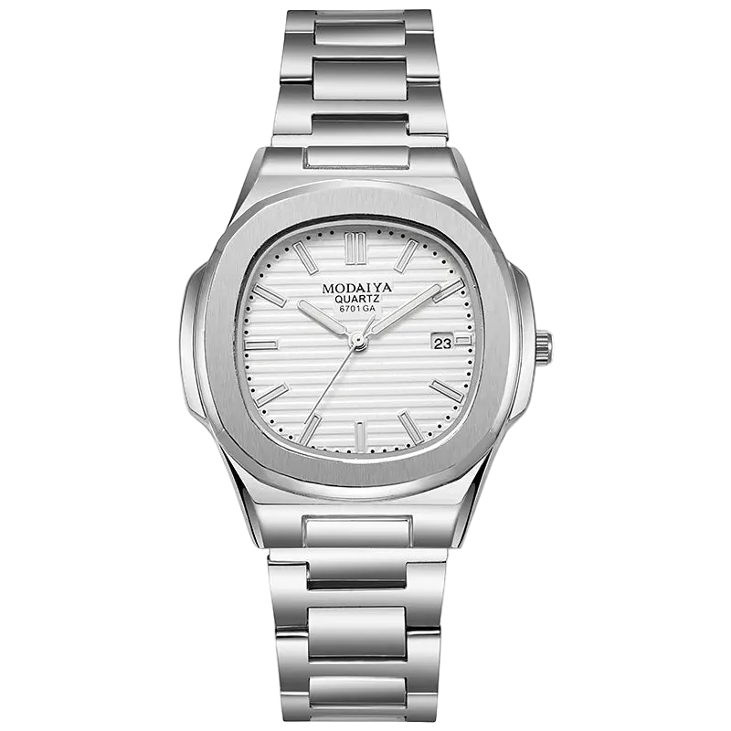 Watches Big Dial Silver Stainless Steel