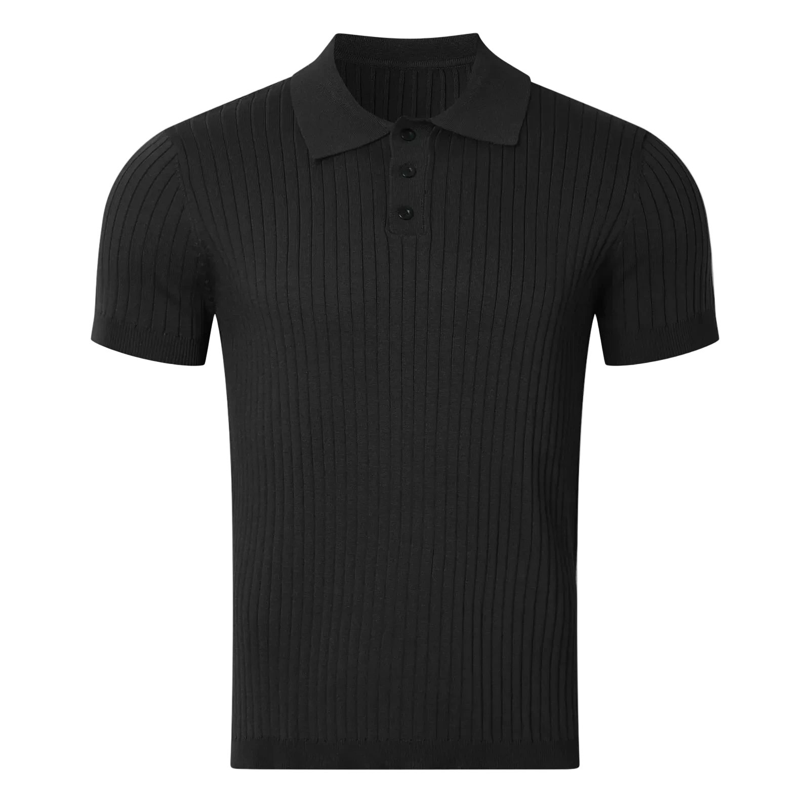 The Mod-Style Knitted Polo - Racing Green