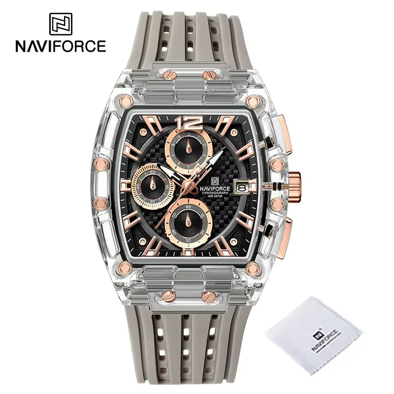 New NAVIFORCE Men's Quartz Multifunction Watches