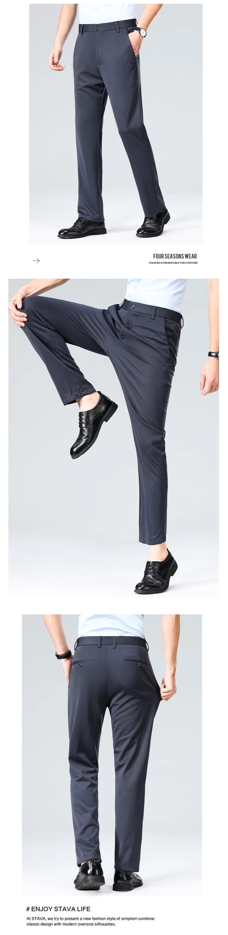 Men's Soho Breathable Smart Trousers