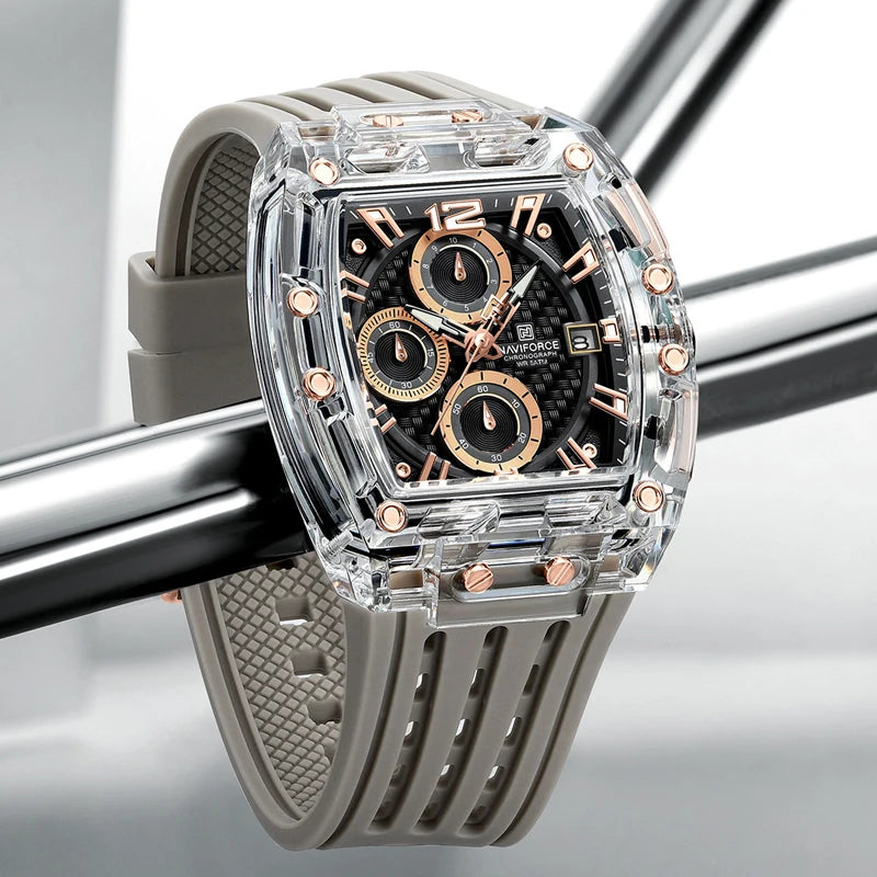 New NAVIFORCE Men's Quartz Multifunction Watches