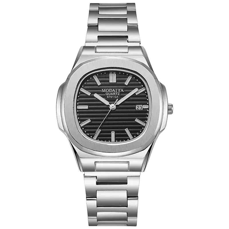 Watches Big Dial Silver Stainless Steel
